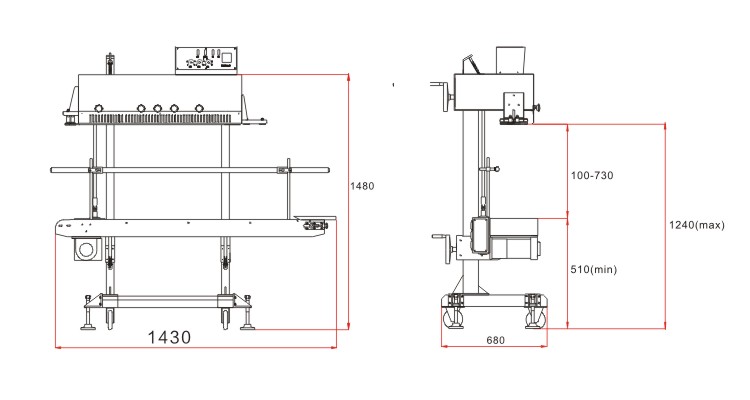 FRM-1120LD墨輪印字連續(xù)封口機 機器尺寸圖 FRM-1120LD墨輪印字連續(xù)封口機 機器尺寸圖